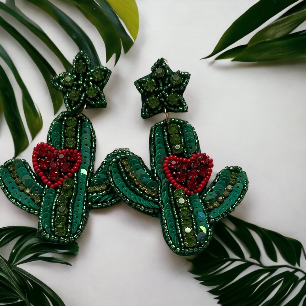 Cactus Earrings
